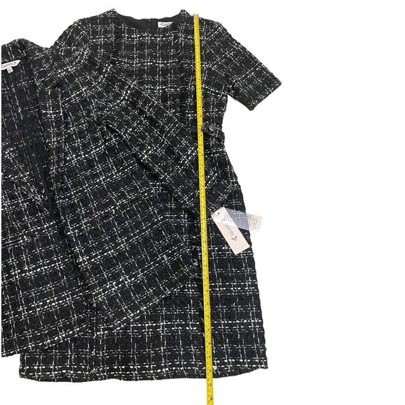 Nanette Lepore Tweed Blazer & Dress Set | 2 Piece Suit, Black White Career S NWT - Picture 8 of 14